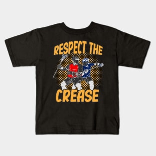 Respect The Crease Lacrosse Kids T-Shirt